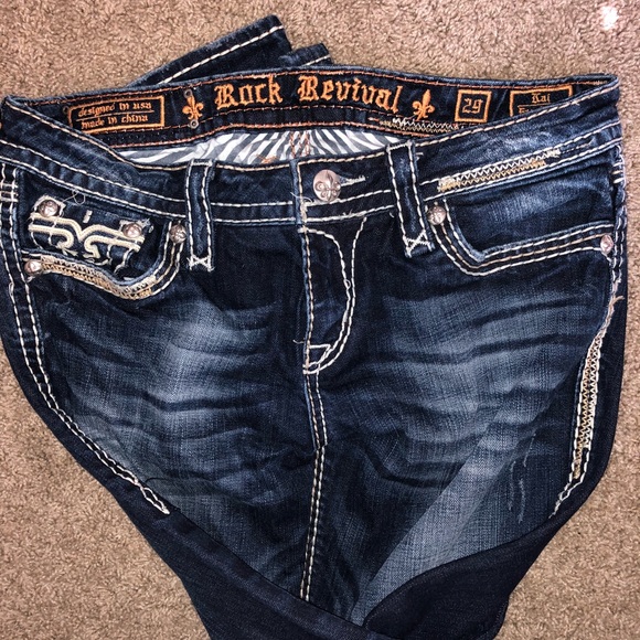 ❌SOLD❌Rock Revival Jeans 29 - Picture 3 of 3